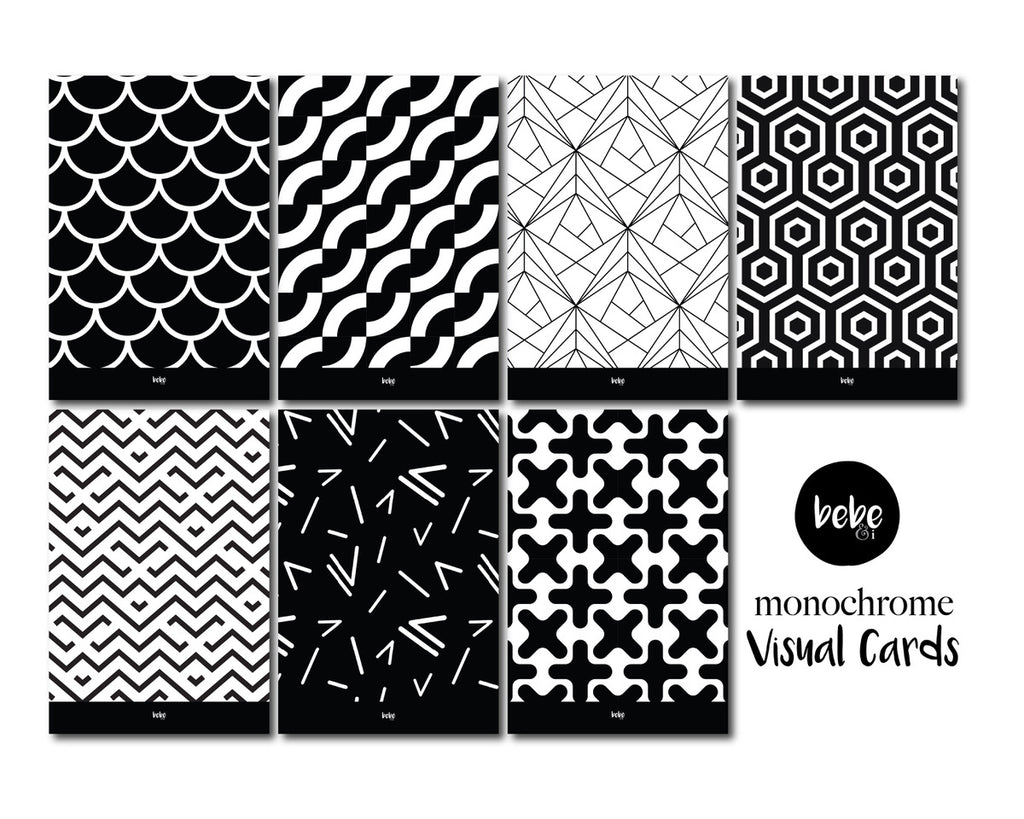 Monochrome Visual Cards