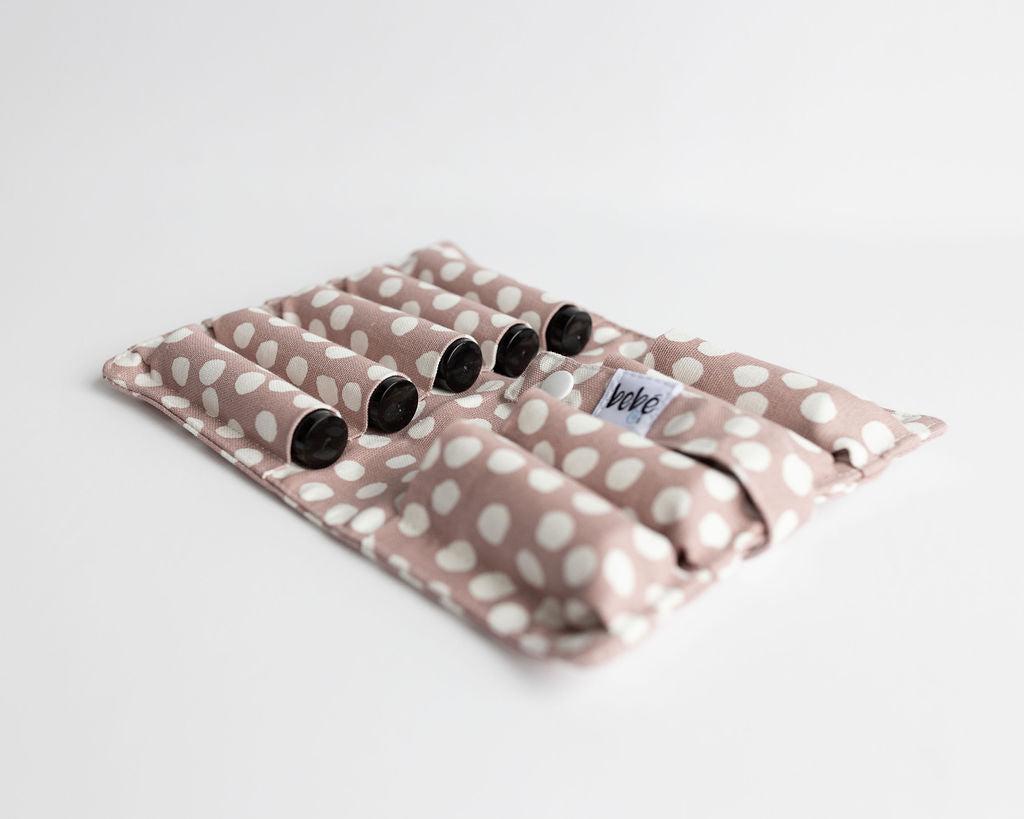 Essential Oil Wallet - Dusky Pink